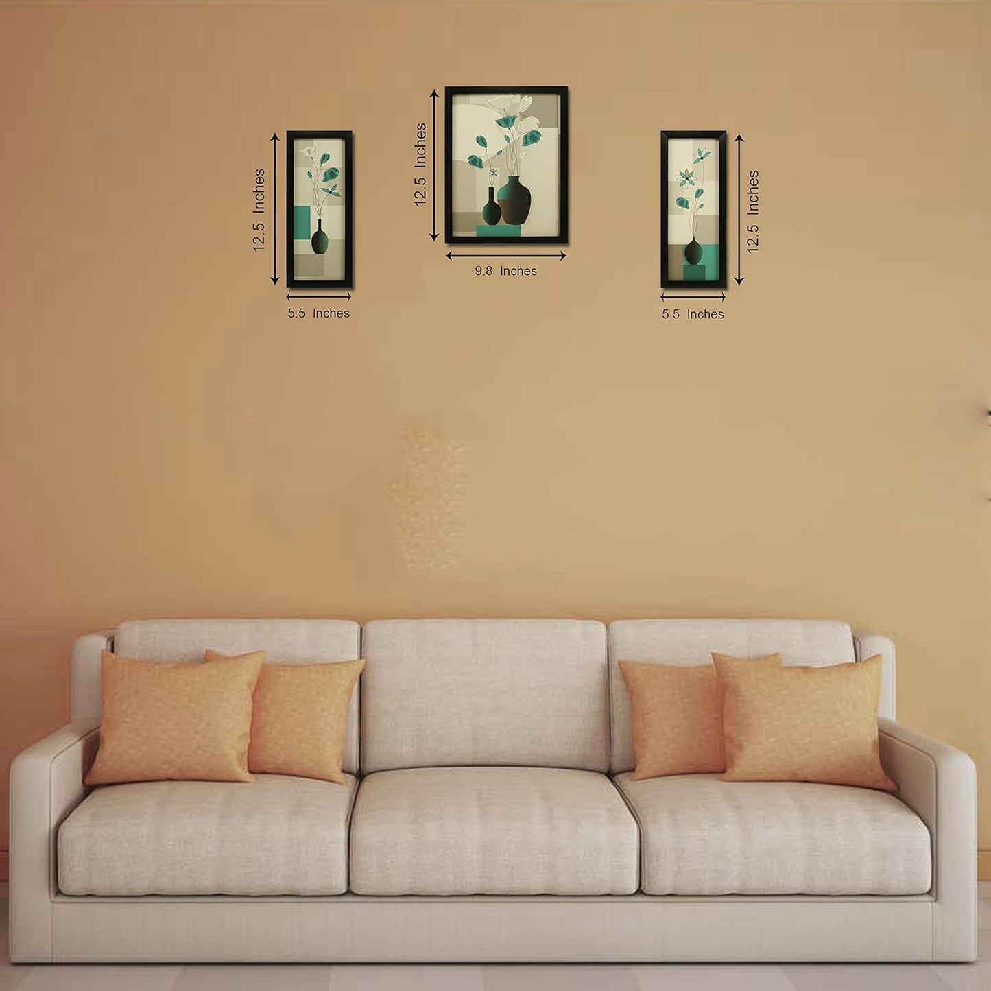 Botanical Sanctuary Wood Art Trio