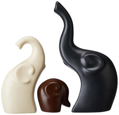 Eternal Bond Matte Elephant Trio