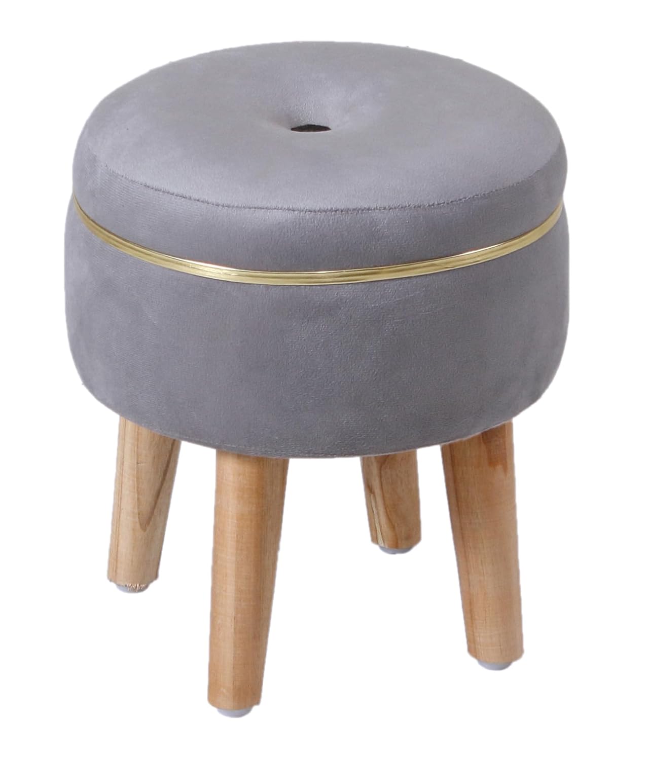 Luxe Velvet Vanity Ottoman Stool