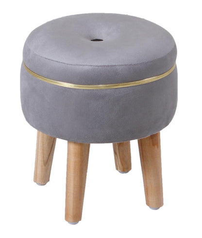 Luxe Velvet Vanity Ottoman Stool