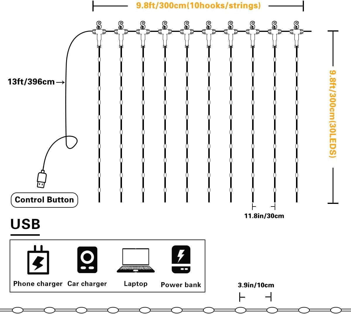 Fairy Glow Curtain Lights™