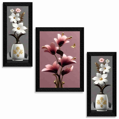 Modern 3D Floral Gallery Set