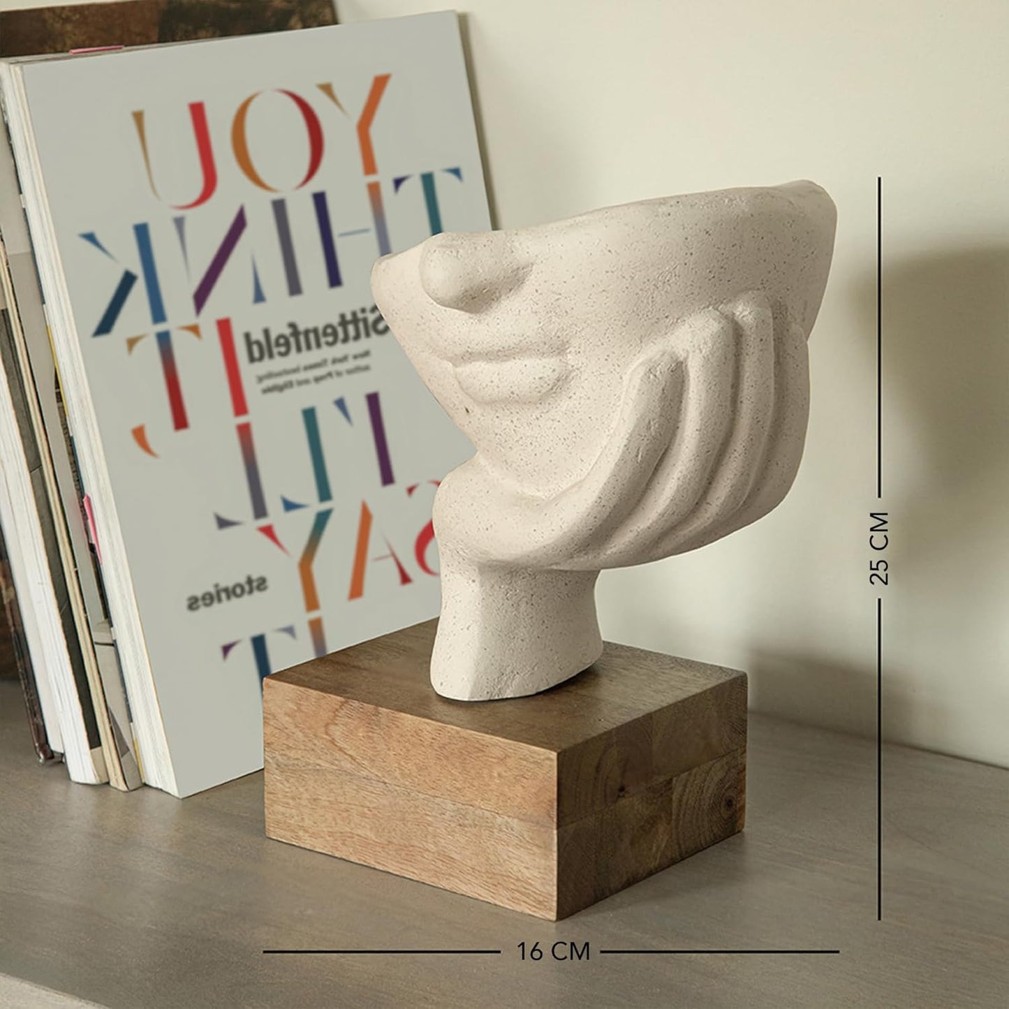 Restive Face Handcrafted Art Sculpture