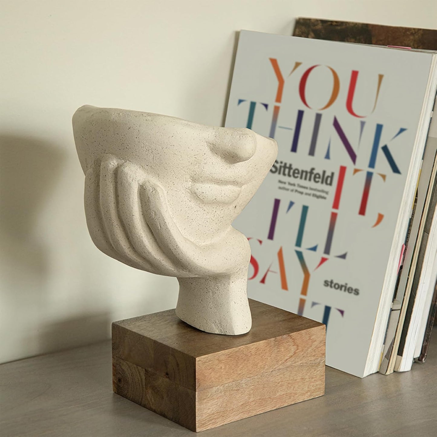 Restive Face Handcrafted Art Sculpture