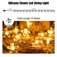 300 LED Plastic Fairy Curtain Lights – 3x3M Warm White | USB Powered | 8 Flashing Modes | Perfect for Wall & Window Decoration