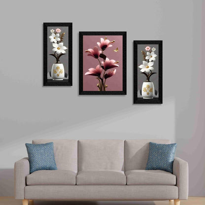 Modern 3D Floral Gallery Set