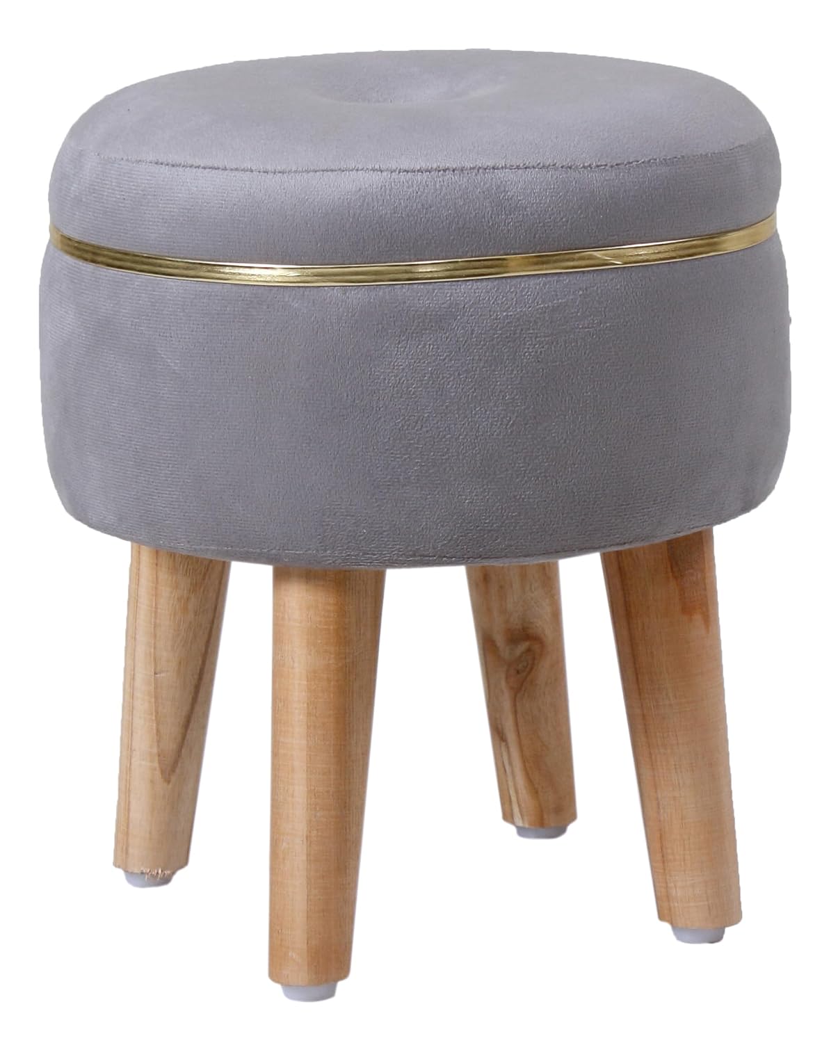 Luxe Velvet Vanity Ottoman Stool