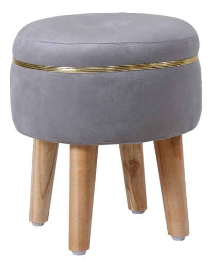 Luxe Velvet Vanity Ottoman Stool