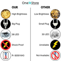 300 LED Plastic Fairy Curtain Lights – 3x3M Warm White | USB Powered | 8 Flashing Modes | Perfect for Wall & Window Decoration