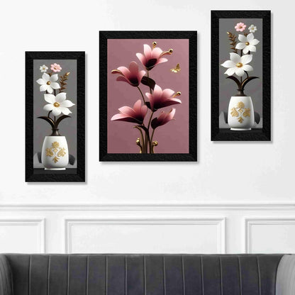 Modern 3D Floral Gallery Set