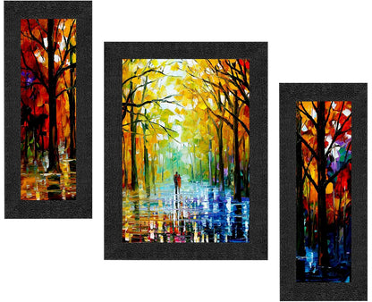 Serene Forest Journey Framed Art