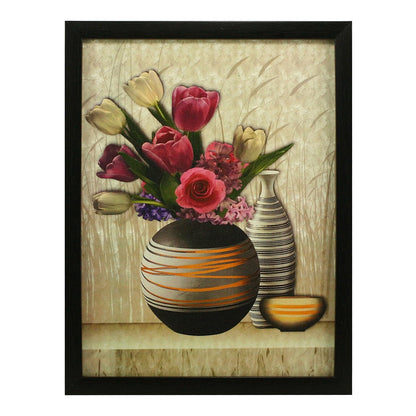 Modern Floral Triptych Art Set