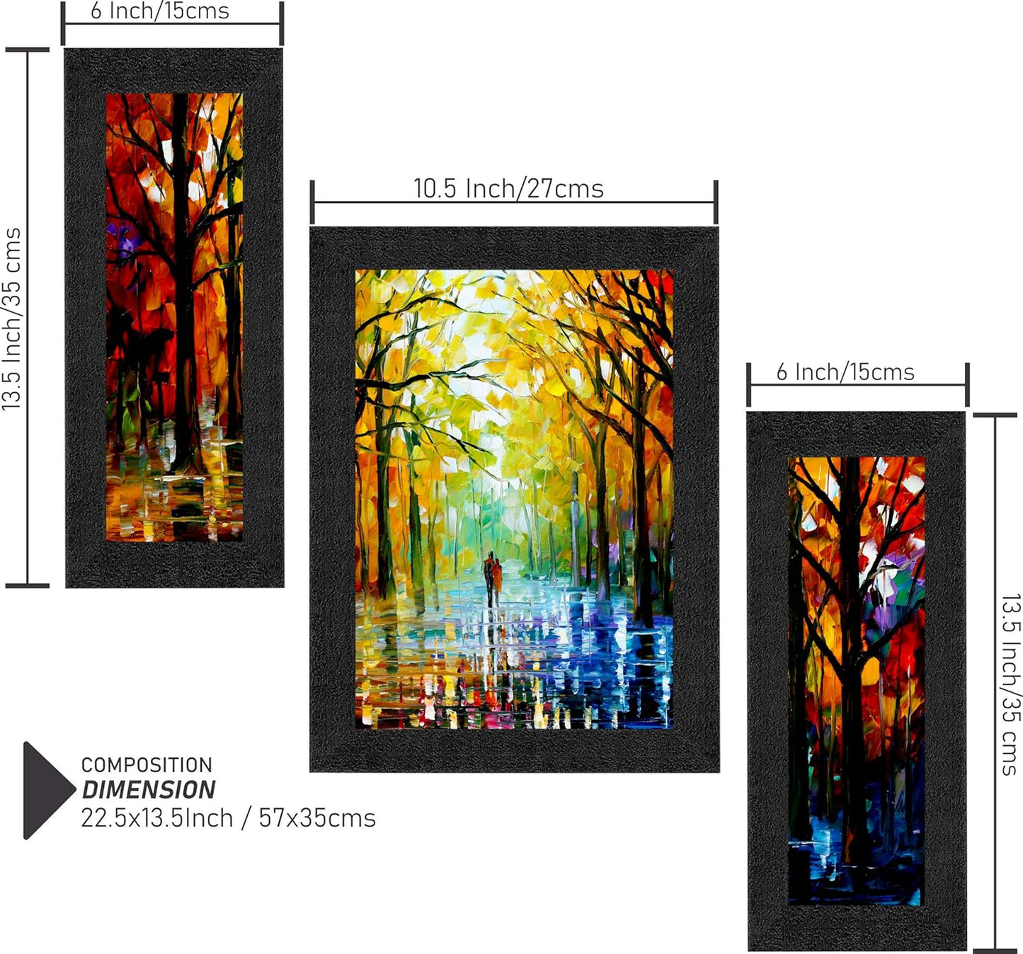 Serene Forest Journey Framed Art