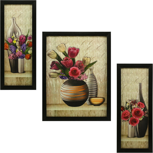 Curated Botanical Gallery Art Trio